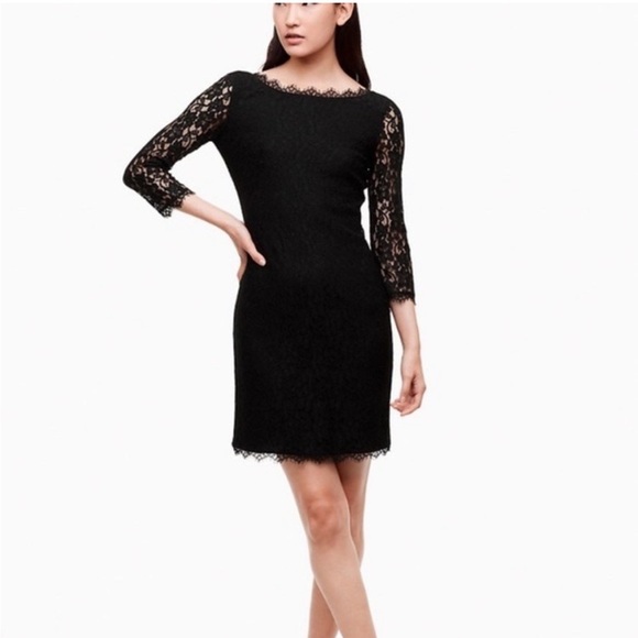 Aritzia Babaton Rafael Dress (formal black lace) - Picture 5 of 10